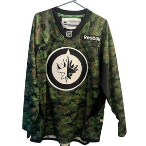 Reebok Camouflage Winnipeg Jets Hockey Jersey